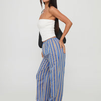 Limestone Pants Blue Multi