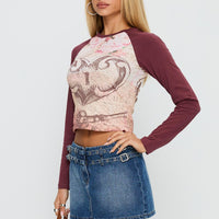 Baccarat Belted Denim Mini Skirt Mid Blue Wash