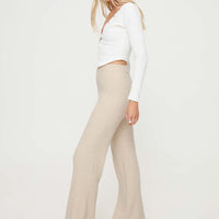 Montana Knit Pants Cream