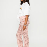 Peru Lace Pants Pink