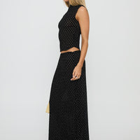 Ford Maxi Skirt Onyx Polka