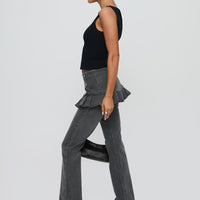Jordynne Layered Pant Washed Black