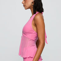 Electrified Hardware Detail Top Pink