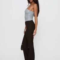 Kinkirk Flared Pants Chocolate Tall