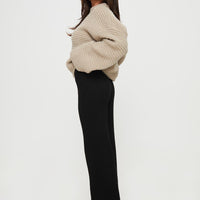 Montana Knit Pants Black