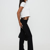 Eyes On You Flare Pants Black