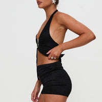 Moderna Lace Shorts Black