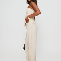 Irresistible Wide Leg Pant Cream