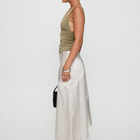 Priscella Asymmetrical Midi Skirt Multi