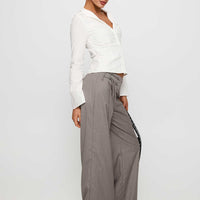 Just Have Fun Wide Leg Pant Grey