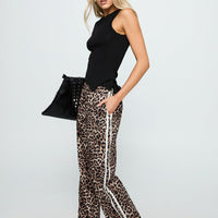 Buzzer Track Pants Leopard