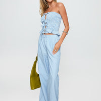 Sudden Sorcery Strapless Set Blue