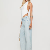 Brayden Low Rise Relaxed Jeans Light Acid Wash