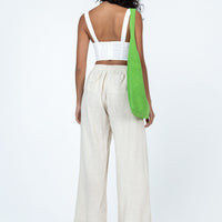 Louis Linen Blend Pants Beige