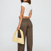 Broadcast Pants Beige Pinstripe