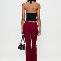 Kinkirk Flared Pants Burgundy