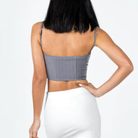 Karley Low Waist Mini Skirt White