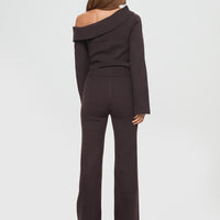 Try Me Knit Pants Chocolate