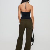 Benicale Low Rise Cargo Pants Olive