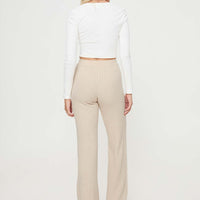 Montana Knit Pants Cream
