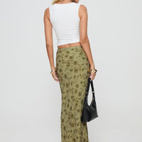 Piazia Maxi Skirt Green