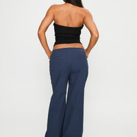 Zodie Low Waist Pants Navy