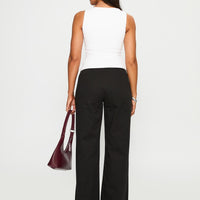 Lucetta Wide Leg Pant Black