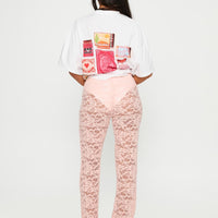 Peru Lace Pants Pink