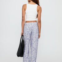 Vendi Low Rise Pant Lilac Floral