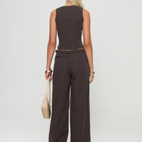 Miku Pants Brown Petite