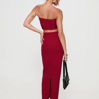 Martha Set Burgundy