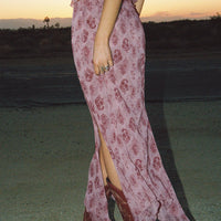 Nikolise Maxi Skirt Purple Petite