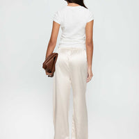 Soulstar Satin Pants Champagne