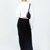 Jodie Maxi Skirt Black