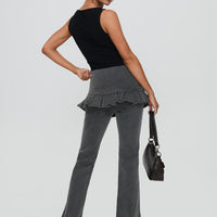 Jordynne Layered Pant Washed Black