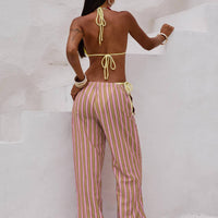 Taja Pants Pink Stripe