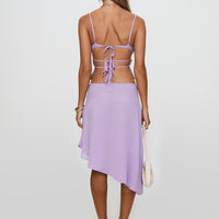 Pappilion Asymmetrical Skirt Lilac
