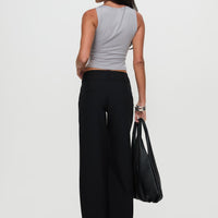 Two Lovers Low Rise Pants Black Petite