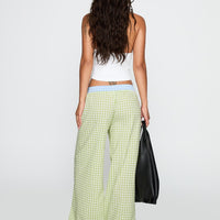 Neevie Wide Leg Pants Green