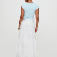 Mya Maxi Skirt White