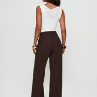 Ambient Wide Leg Pant Chocolate