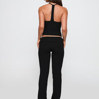 Truth Be Told Straight Leg Pant Black