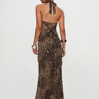 Eleganza Maxi Skirt Leopard Petite