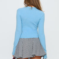 Sohogirl Flowy Mini Skirt Black / White Gingham