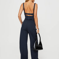 Briana Set Navy Pinstripe Tall