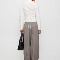 Just Have Fun Wide Leg Pant Grey