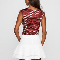 Boderek Mini Skirt White