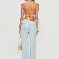 Brayden Low Rise Relaxed Jeans Light Acid Wash