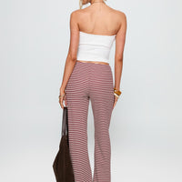 Next To Me Lounge Pant Red / White Stripe
