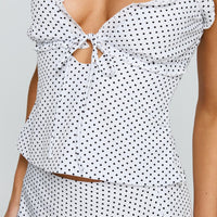 The Other Side Set White Polka
